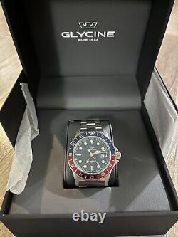 Glycine Combat Sub GMT Men's Watch 42mm Made In Switzerland