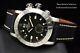 Glycine Men 42mm Airman Sapphire Quartz GMT SWISS MADE Black Leather Watch 0150