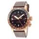 Glycine Men's Airman Contemporary Bronze GMT 44mm Automatic Watch GL0549