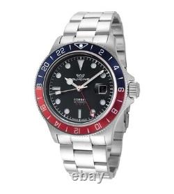 Glycine Men's Combat Sub Gmt 42 42mm Automatic Swiss Made Mens Watch GL0381