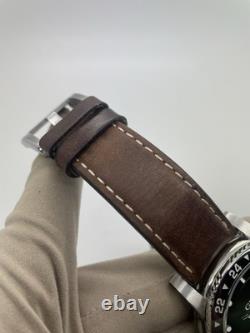 Graham Fortress GMT Automatic Green Dial Leather 44mm Steel Watch 2FOBC. G02A B+P