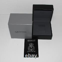 Graham Silverstone Automatic Steel Mens 42mm Strap GMT Watch 2TZAS. B02A