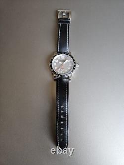 Graham Silverstone Gray Dial GMT Awesome Classic Leather Strap Rare + Cool