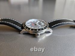 Graham Silverstone Gray Dial GMT Awesome Classic Leather Strap Rare + Cool