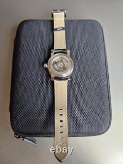 Graham Silverstone Gray Dial GMT Awesome Classic Leather Strap Rare + Cool
