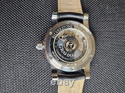 Graham Silverstone Gray Dial GMT Awesome Classic Leather Strap Rare + Cool