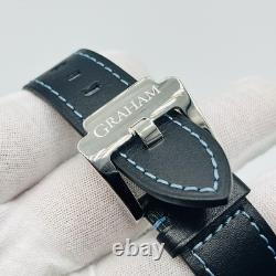Graham Silverstone RARE BLUE GMT Watch 42mm 2TZAS. S01A. L99S BNIB 4.5k MSRP