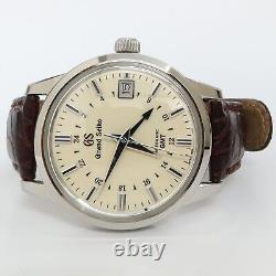 Grand Seiko Elegance Collection GMT Ivory Dial Steel Automatic SBGM221 9S66-00A0