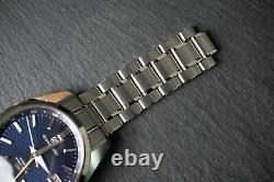 Grand Seiko SBGJ225 GMT Kasuri Blue Dial Limited Asia Edition B&P Men's Watch
