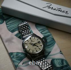 Grand Seiko SBGM221 Automatic GMT Watch with Forstner Beads of Rice Bracelet