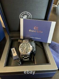 Grand Seiko SBGN005 Quartz GMT Sports Watch 39mm Steel