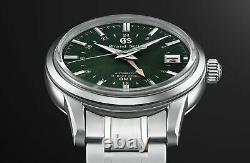 Grand Seiko Shunbun Elegance Gmt Four Seasons 39. Watch 5mm Ref#SBGJ251