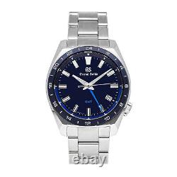 Grand Seiko Sport Collection GMT Quartz 40mm Steel Mens Bracelet Watch SBGN021