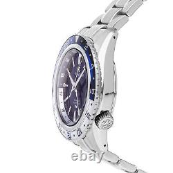 Grand Seiko Sport Collection Hi-Beat 36000 GMT Triple Time Steel Watch SBGJ237