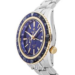 Grand Seiko Sport Collection Spring Drive GMT Steel Gold Mens Watch Date SBGE248