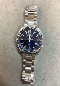 Grand Seiko Sport GMT Quartz 40mm Blue Dial Mens Watch SBGN021 Selling As is