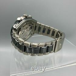 Grand Seiko Spring Drive Ceramic Chronograph GMT Black Dial SBGC223