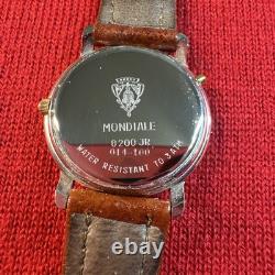 Gucci Mondiale GMT 8200M Two Tone Swiss Made Quartz Watch SEE NOTES