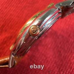 Gucci Mondiale GMT 8200M Two Tone Swiss Made Quartz Watch SEE NOTES