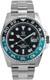 HYAKUICHI 101 No. 14 Mechanical GMT Japanese Movement World Time Aqua x Black