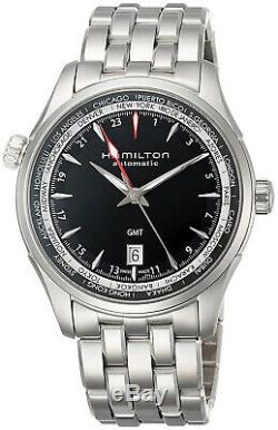 Hamilton Jazzmaster GMT World Time Automatic Black Dial Mens Watch H32695131