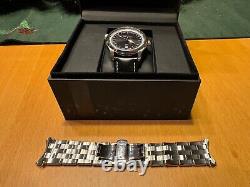 Hamilton Jazzmaster Worldtimer GMT withMetal Bracelet and Leather band