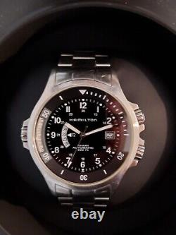 Hamilton Khaki Navy Gmt H776151 Automatic Black Dial 42mm Swiss Made Men's Watch