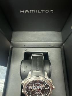 Hamilton Khaki X-Wind H779120 GMT Chronograph Quartz Men's Watch Box, Paper