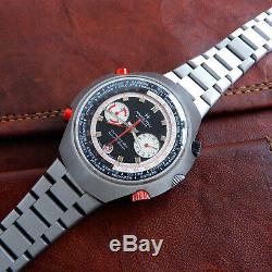 Hamilton RARE Vintage COUNT-DOWN GMT CHRONO-MATIC 141001-3 48mm World Time GMT