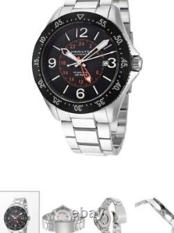 Hamilton Swiss Khaki GMT Air Sea Race Pilot watch 43mm