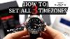 How To Set All Three Timezones On A Glycine Airman Gmt Watch