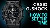 How To Set The Time On A Casio G Shock Watch