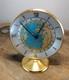 IMHOF World Time desk clock GMT 8 Day VERY CLEAN Running Well Vintage 1960s