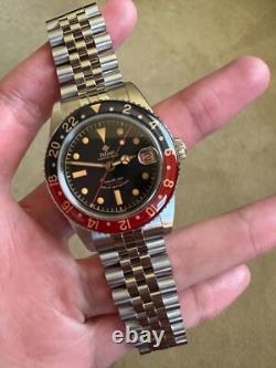 IXDAO 6542 904L Stainless Steel NH34 GMT Watch