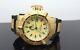 Invicta 13921 Men's Subaqua GMT Gold Tone & Black Polyurethane Band Watch $1,495