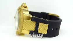 Invicta 13921 Men's Subaqua GMT Gold Tone & Black Polyurethane Band Watch $1,495