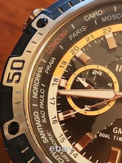 Invicta Aviator GMT World Time 29919 Men's 50.5mm Gold-Tone Dual Time Watch
