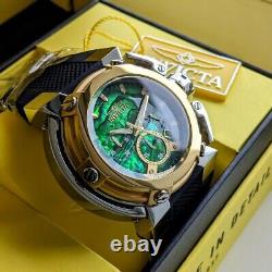 Invicta Coalition Forces X-Wing Chronograph GMT Quartz Green Dial Men's Watch