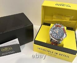 Invicta Hydromax Swiss GMT Diver Limited Edition Hydro Coated 36758 Watch Men's