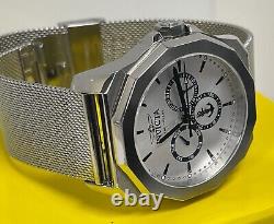 Invicta Ocean Voyage GMT Quartz Silver Dial Men's Watch 46252 44mm