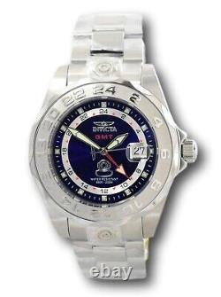 Invicta Pro Diver Men's 44mm Swiss GMT Quartz Blue Dial Watch 5124