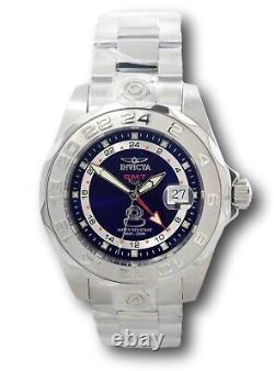 Invicta Pro Diver Men's 44mm Swiss GMT Quartz Blue Dial Watch 5124