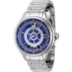 Invicta Star Wars R2-D2 World Time GMT Quartz Blue Dial Unisex Watch 41390