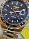 Invicta Swiss Made GMT Gold Plated Case & Bracelet Pro Diver mens watch