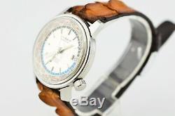J676 Vintage Seiko Olympic World Time GMT Automatic Watch 6217-7000 JDM 120.1
