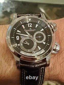 JAEGER-LECOULTRE Master Compressor Geographic 146.8.83 GMT Steel Automatic