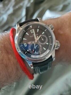 JAEGER-LECOULTRE Master Compressor Geographic 146.8.83 GMT Steel Automatic