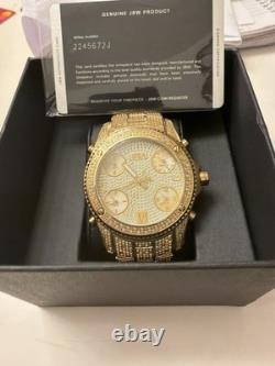 JBW Jet Setter GMT Quartz Diamond Gold Dial Men's Watch Item No. J6370A