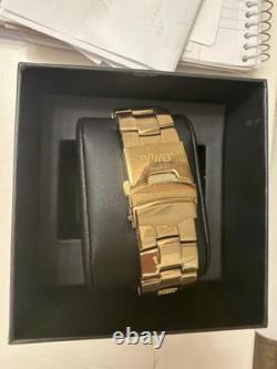 JBW Jet Setter GMT Quartz Diamond Gold Dial Men's Watch Item No. J6370A