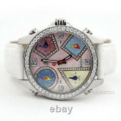 Jacob & Co. Five Time Zone Diamonds MOP Wristwatch JCM-24DA